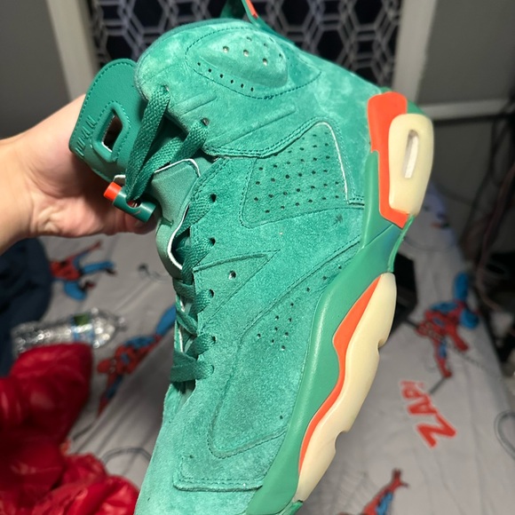 Green Gatorade jordan 6s sjze 12 Ds - Picture 6 of 8
